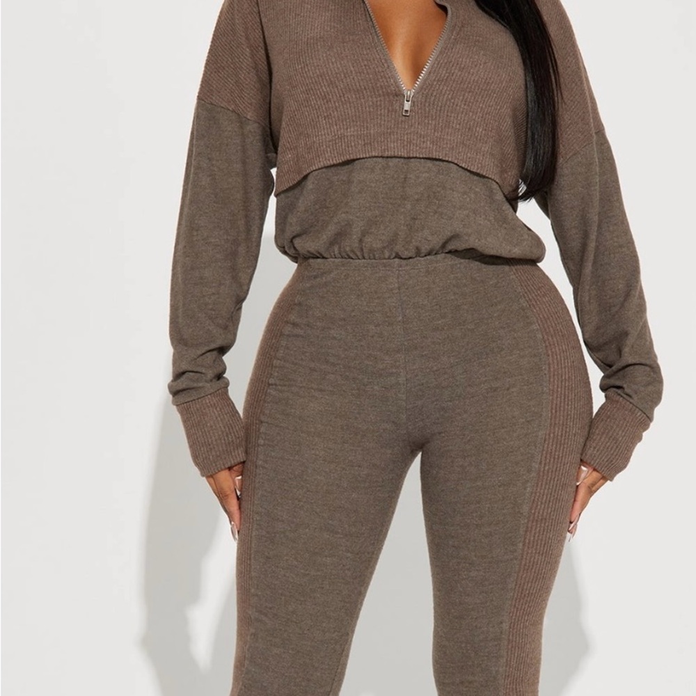Women's Brown Jumpsuit
